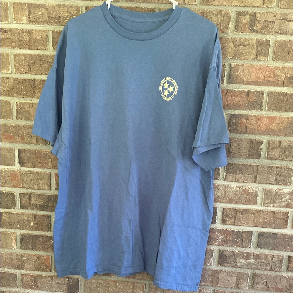 Classic Great Smokey Mountains Tennessee Blue Short Sleeve Tee